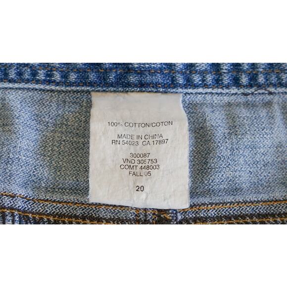 VTG Y2K Gap Jeans Denim Mini Pleated Skirt 20 Preppy Emo grunge Americana Retro - Picture 10 of 13